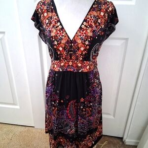 Nordstrom Brand eci Mixed Media Dress   Size 12